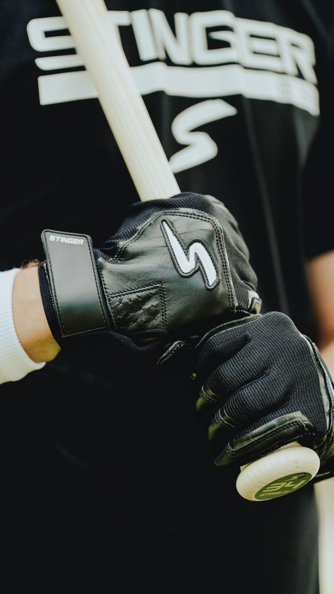 Sting Squad Batting Gloves - Black Out