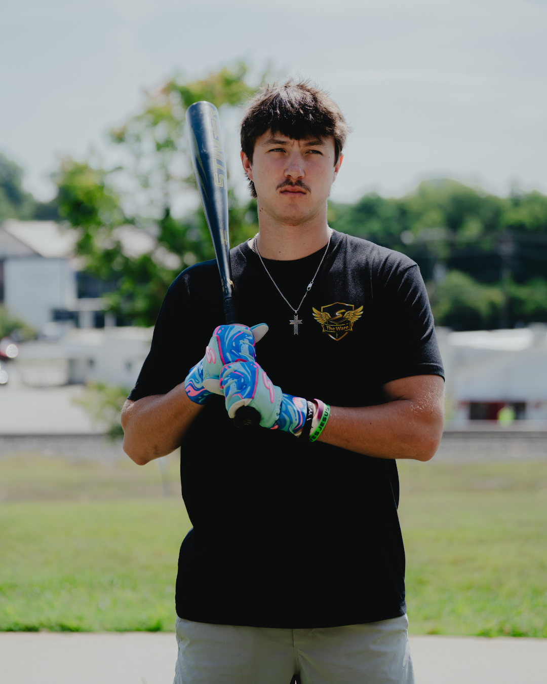 Winder Series Batting Gloves - Splash Series-Stay Smooth-Riptide