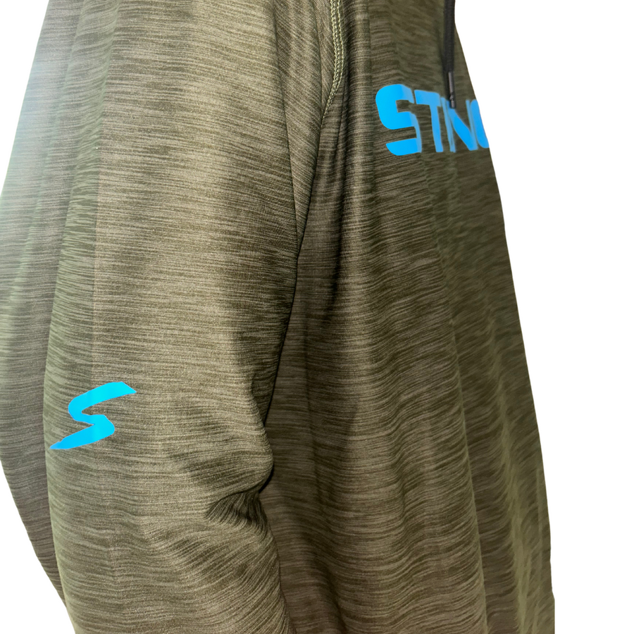 Premium Lightweight Hoodie - Heather Military Green