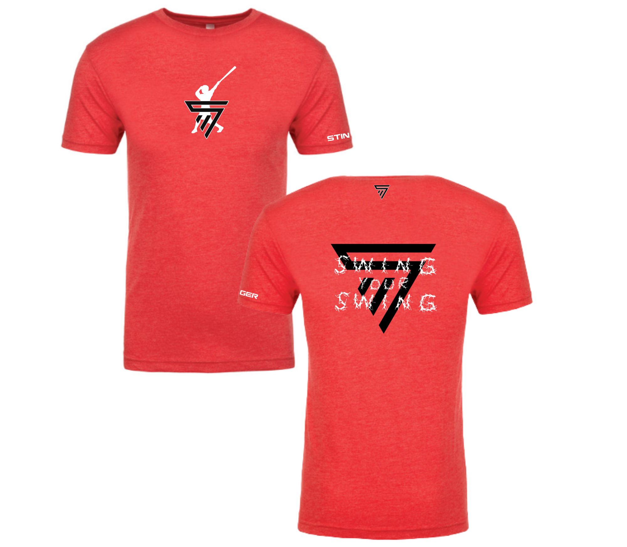 Swingman "Swing Your Swing" Tee Shirt - Red