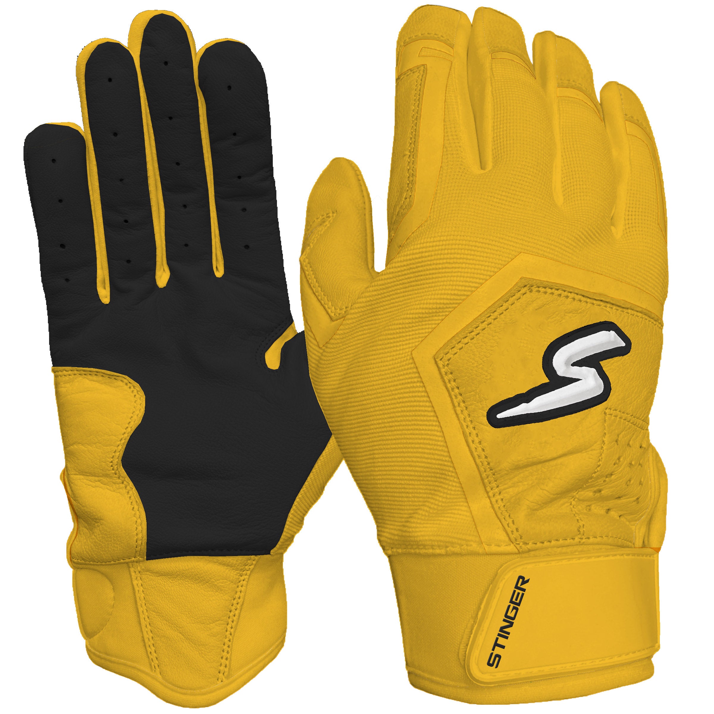 Color Crush Batting Gloves - Athletic Gold