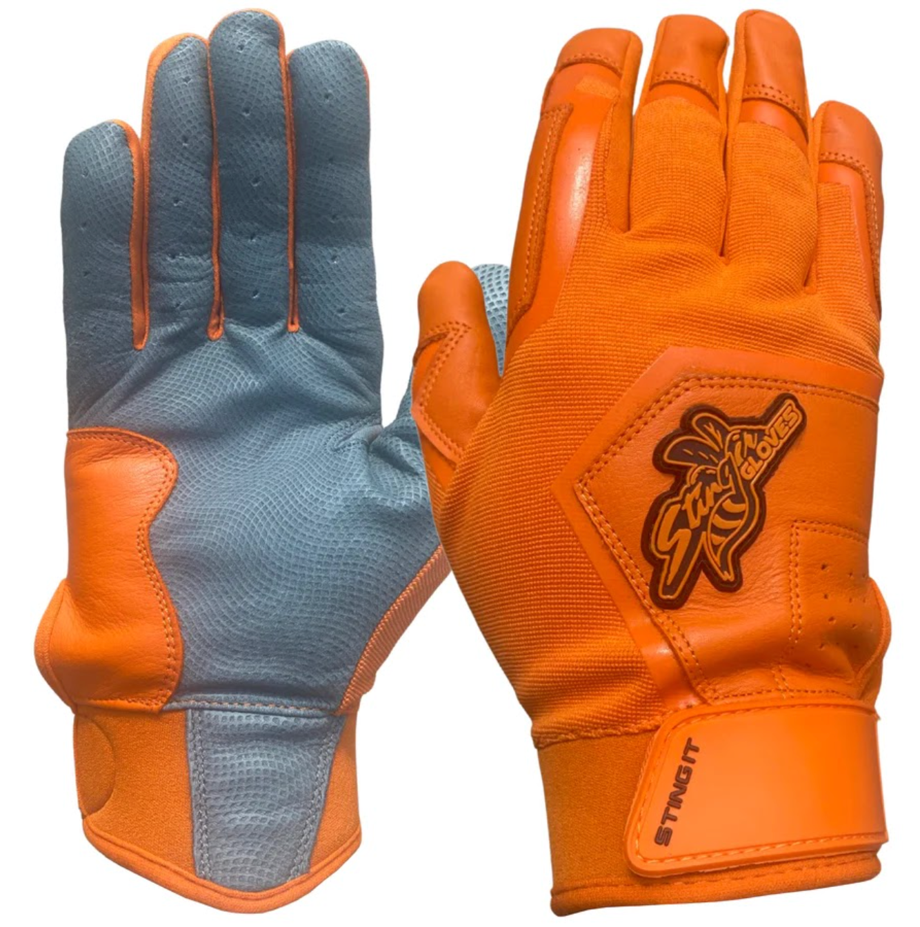 Color Crush Batting Gloves - Orange (Bee Logo)