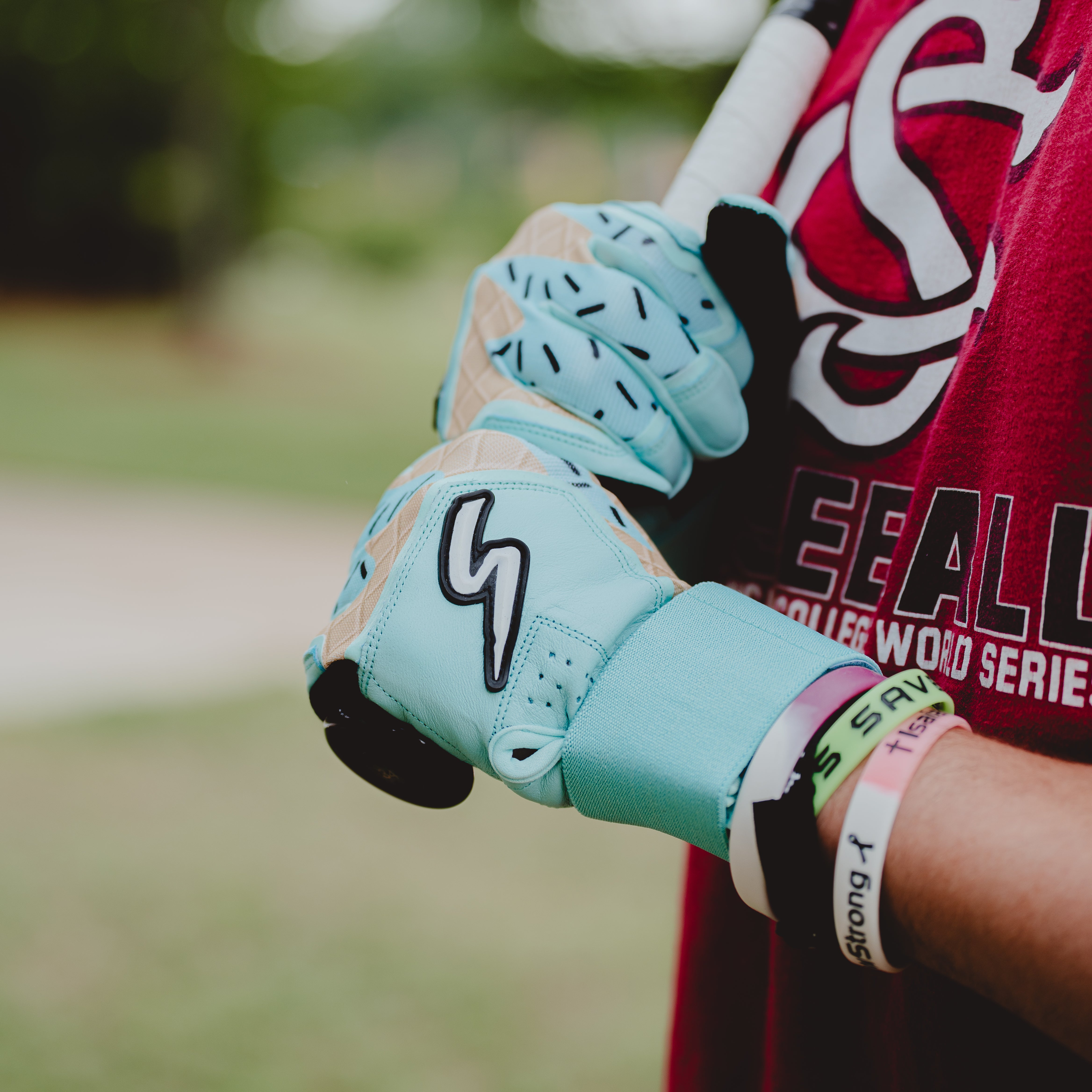 Winder Series Batting Gloves - Mint Chip