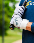 Winder Series Batting Gloves - Gray & White