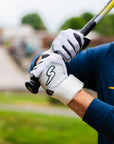 Winder Series Batting Gloves - Gray & White