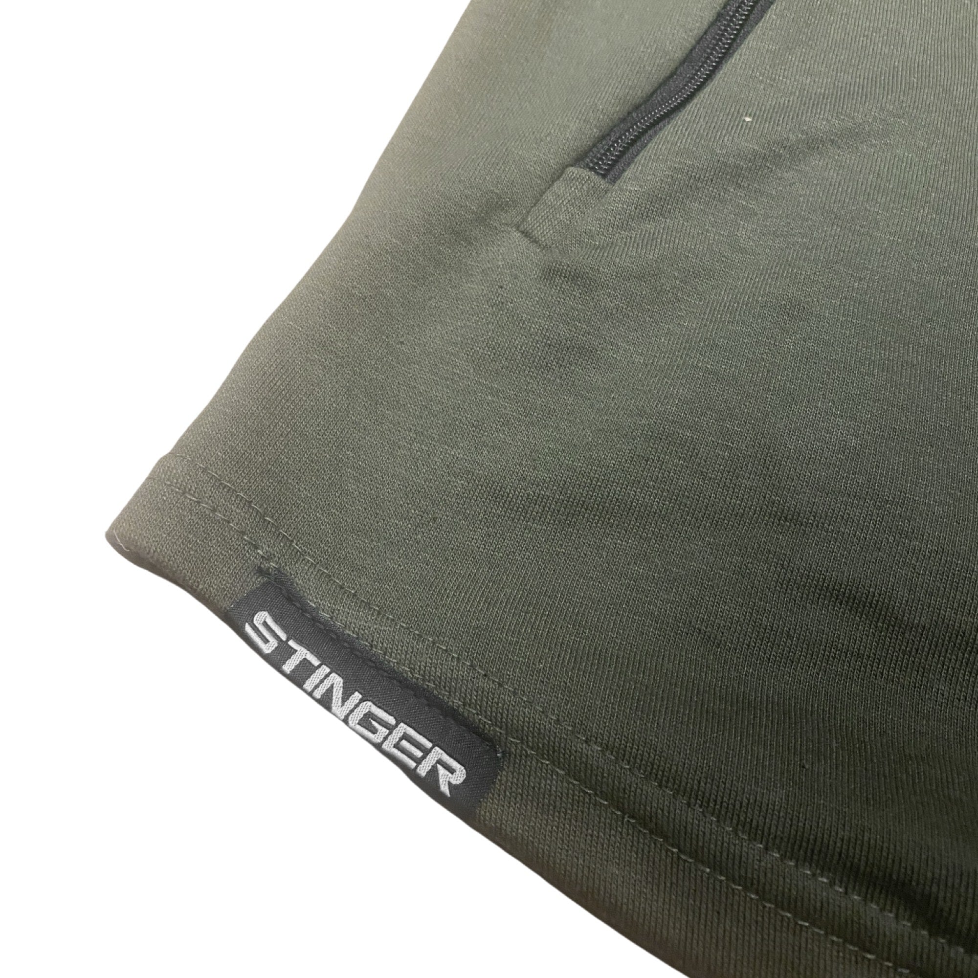 Half Sleeve Hoodie - Military Green