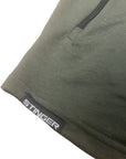 Half Sleeve Hoodie - Military Green