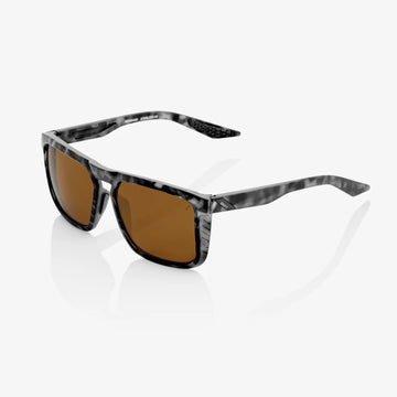 100% Renshaw Sunglasses - Matte Black Havana Bronze Lens