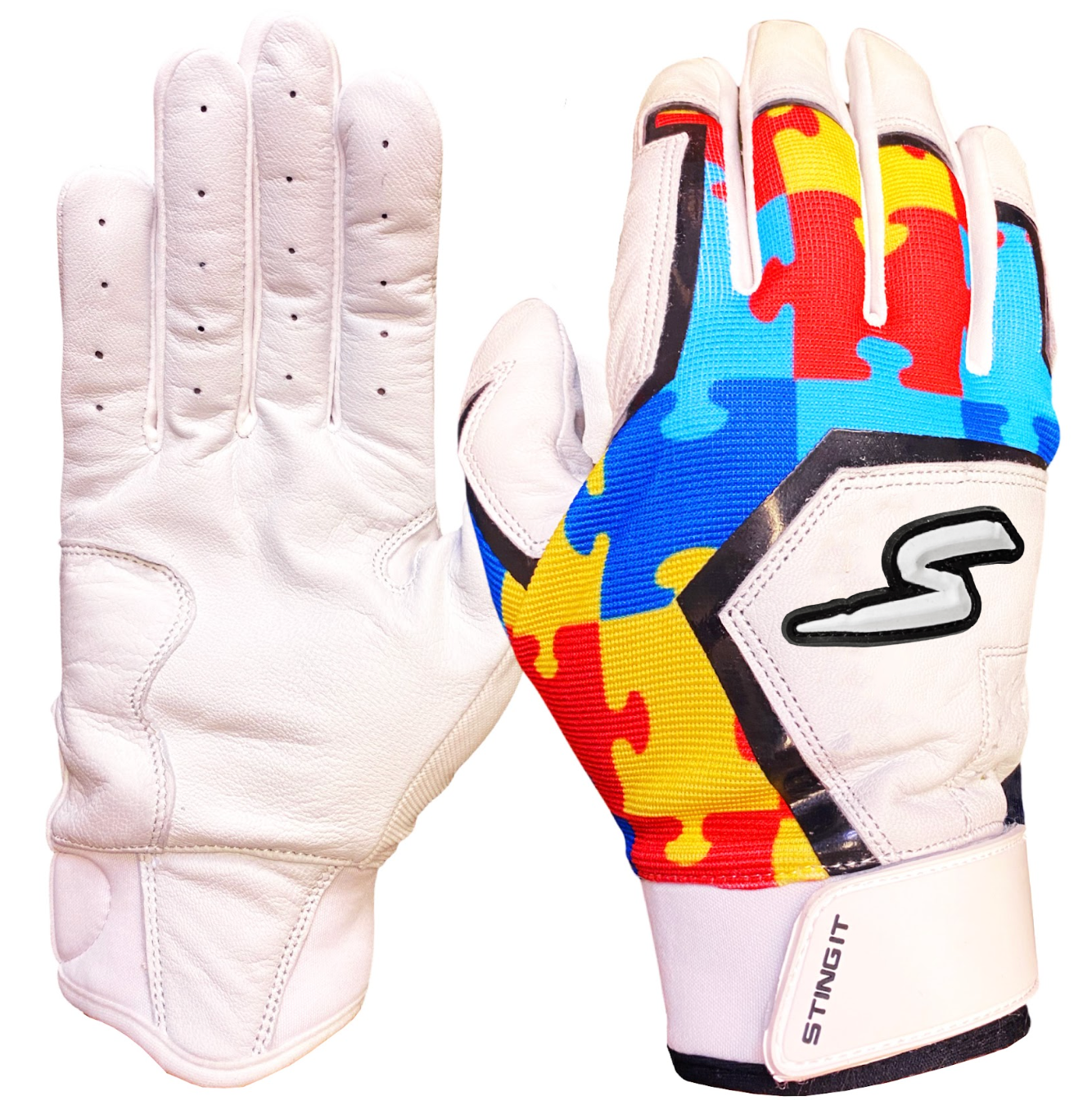 Sting Squad Batting Gloves - Autism Awareness