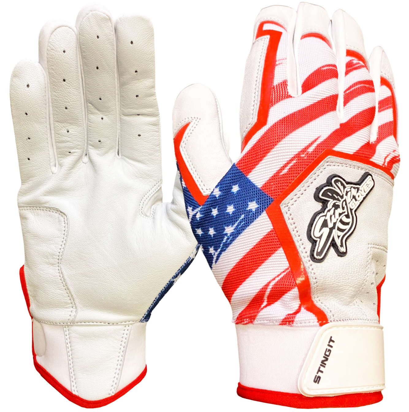 Sting Squad Batting Gloves - USA (Bee Logo)