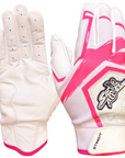 Sting Squad Batting Gloves - Pink Breast Cancer Awareness (Bee Logo)
