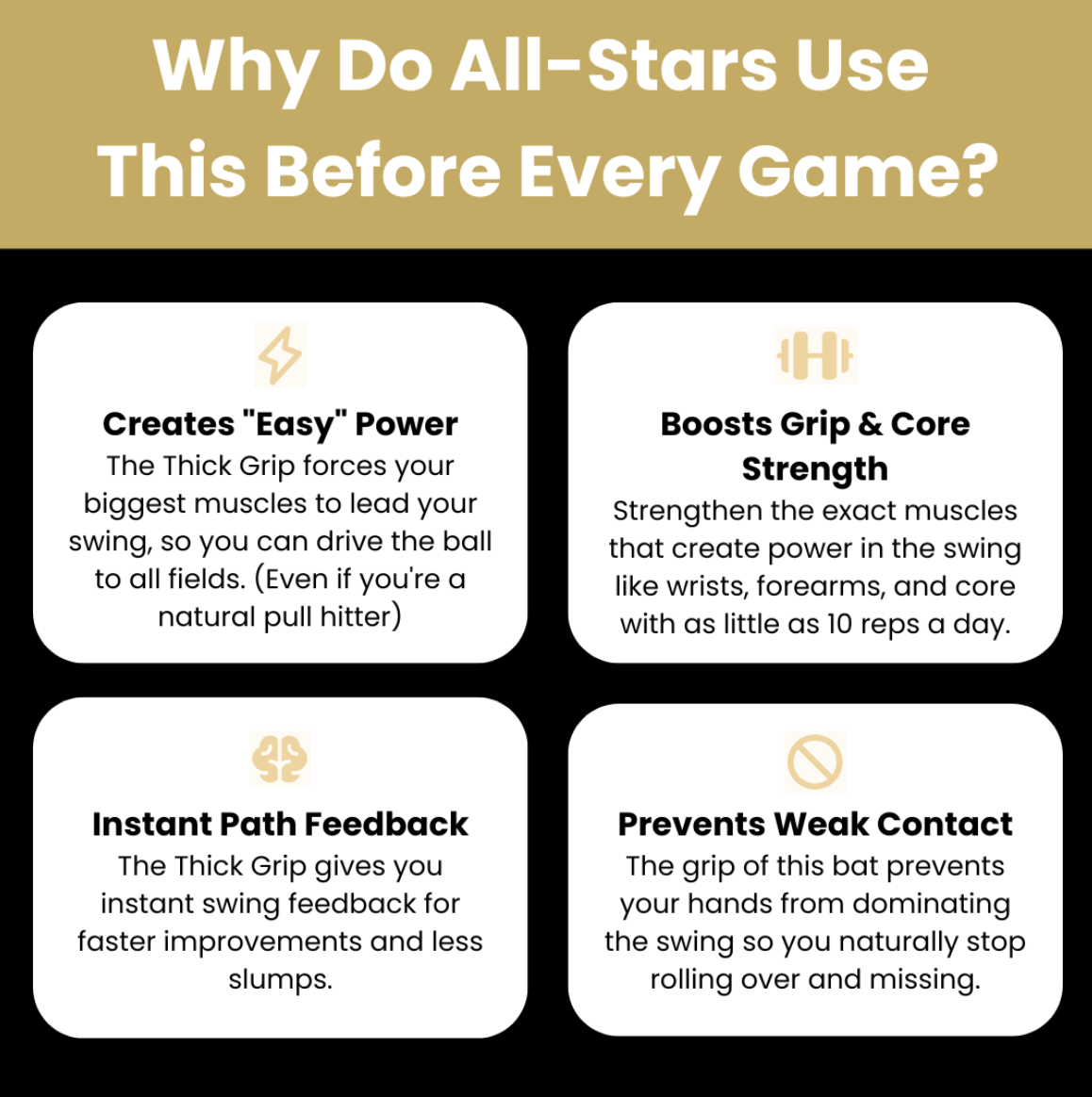 Thick Grip Youth One Hand Wood Bat by Stinger