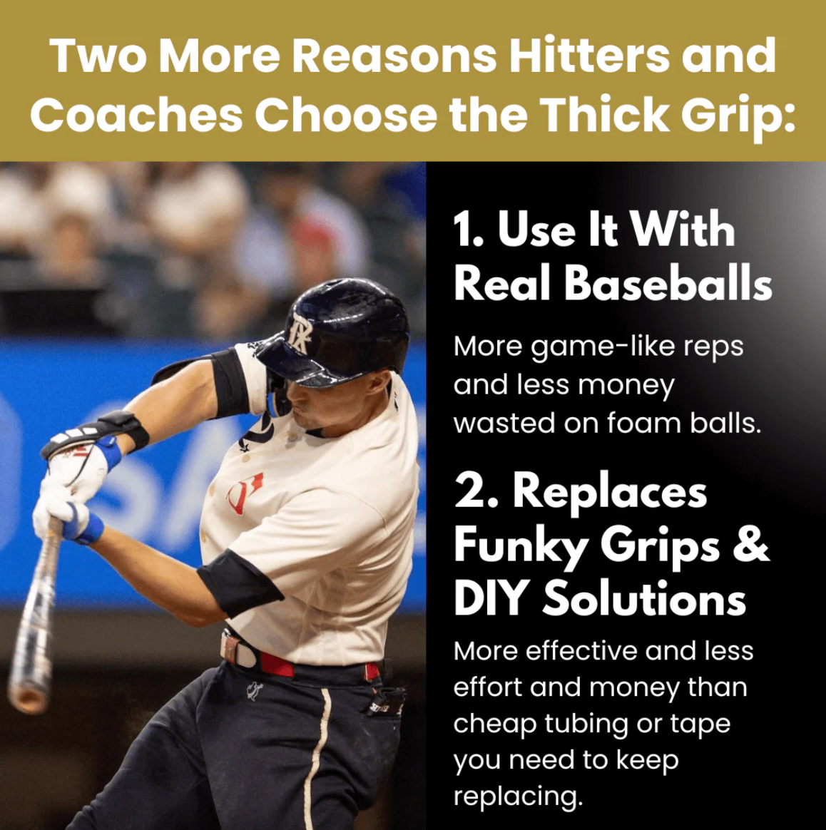 Thick Grip Youth One Hand Wood Bat by Stinger