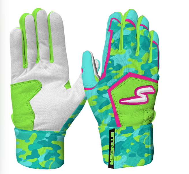 Winder Series Batting Gloves - Stealth Series - Hunt Your Pitch- Glow Ops