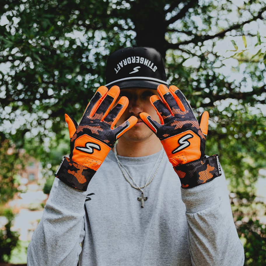 Winder Series Batting Gloves - Stealth Series - Hunt Your Pitch- Firestorm