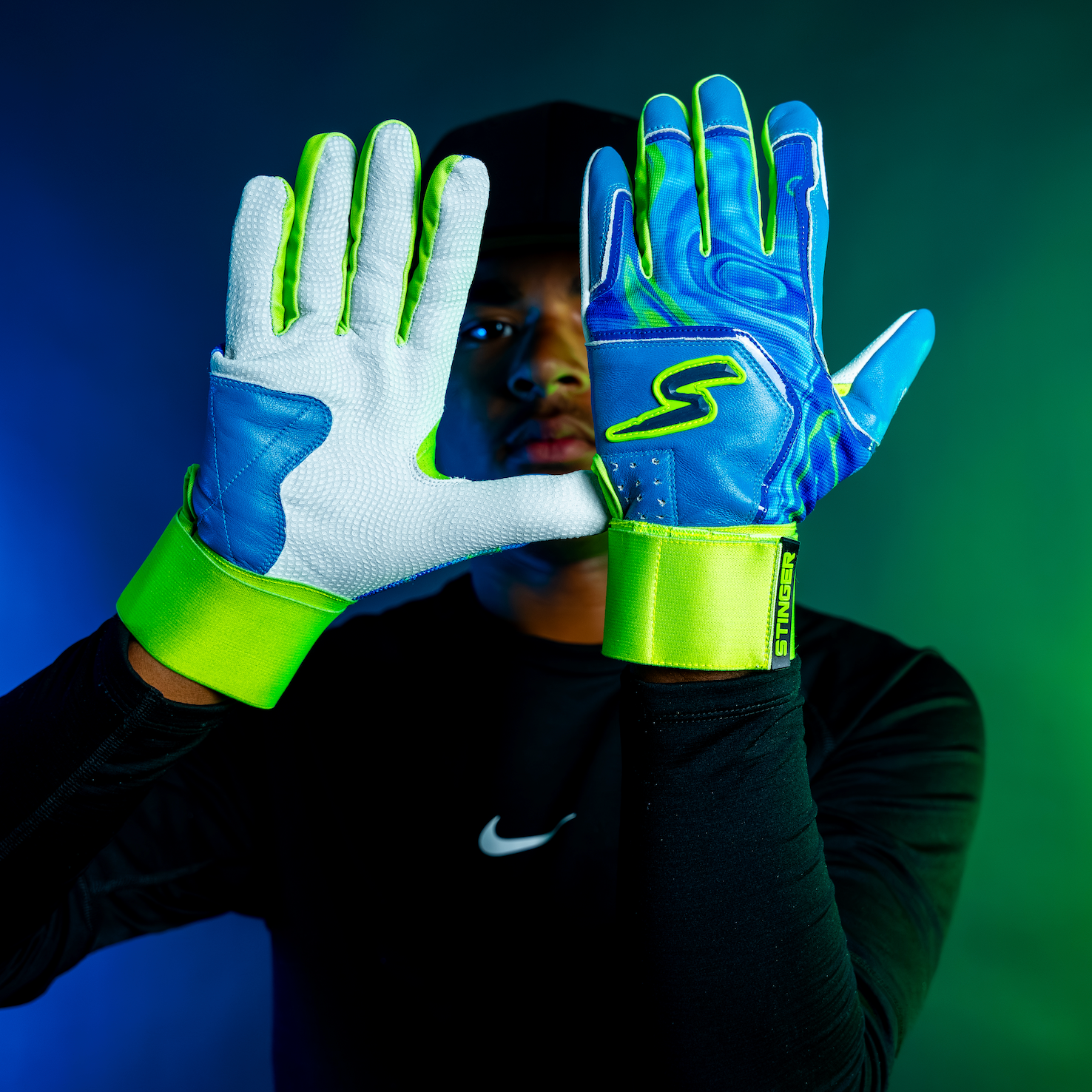 Winder Series Batting Gloves - Splash Series-Stay Smooth-Voltage