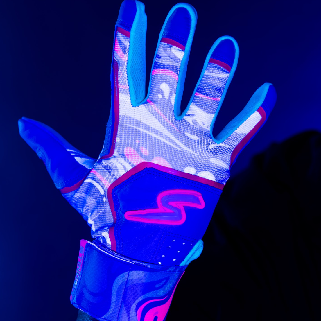 Winder Series Batting Gloves - Splash Series-Stay Smooth-Riptide