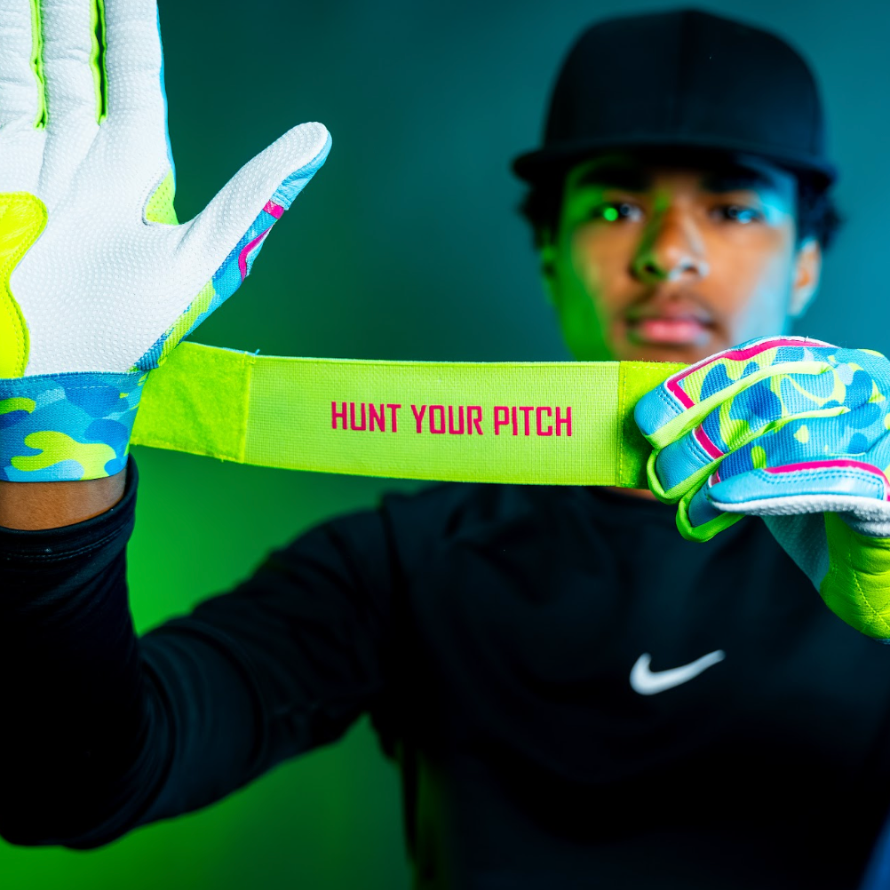 Winder Series Batting Gloves - Stealth Series - Hunt Your Pitch- Glow Ops
