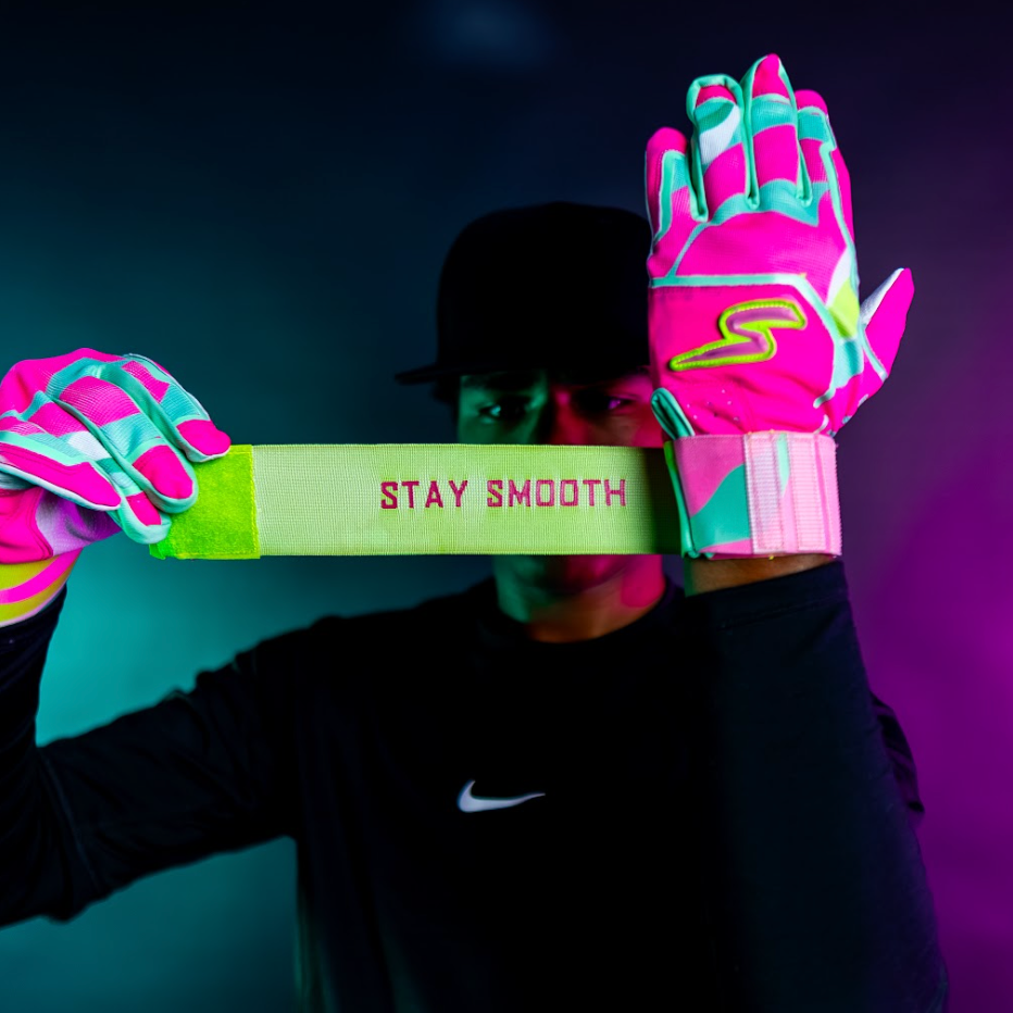 Winder Series Batting Gloves - Splash Series-Stay Smooth-Paradise Punch