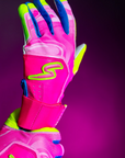Winder Series Batting Gloves - Splash Series-Stay Smooth - Pink Tsunami