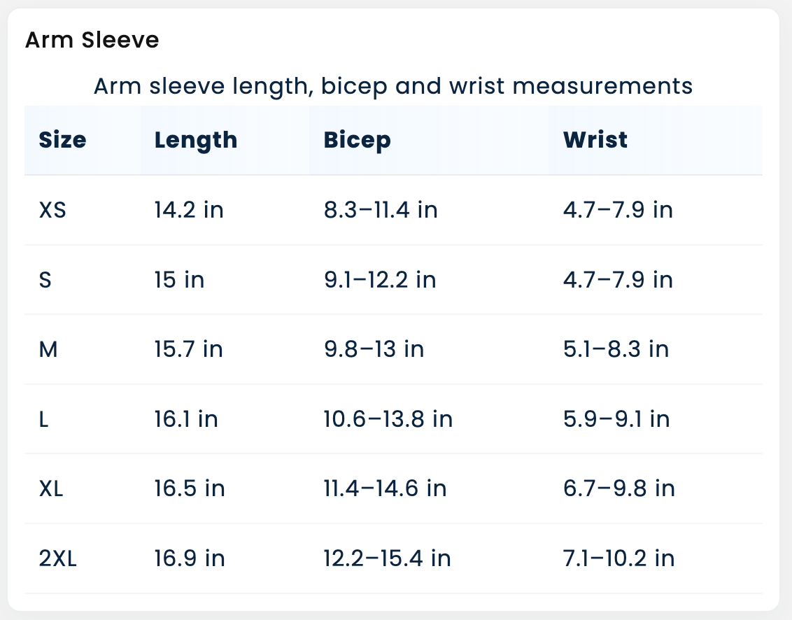 ProSlide Padded Compression Arm Sleeve