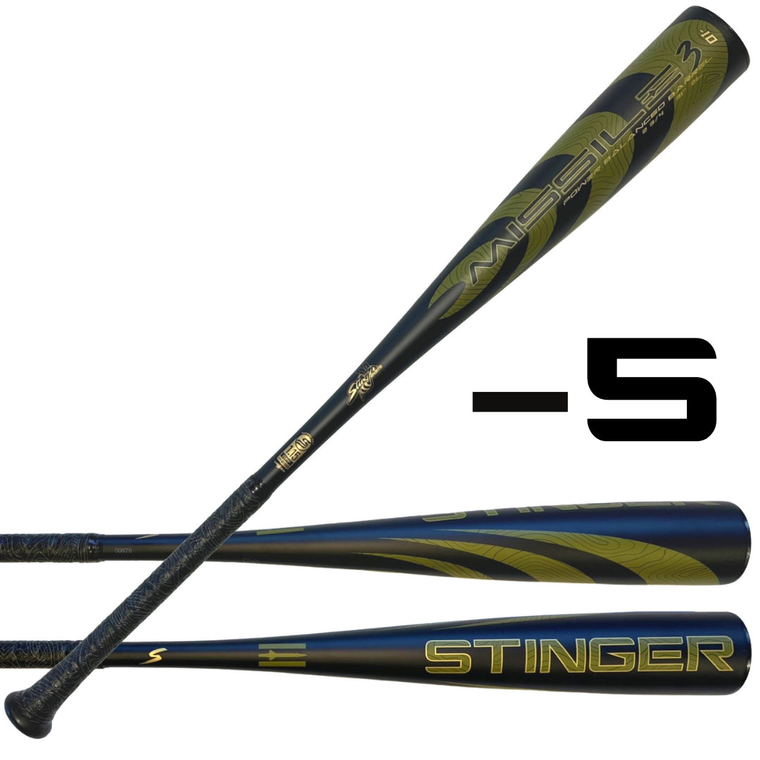Missile 3 Aluminum USSSA Certified -5 Baseball Bat