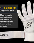 Winder Series Batting Gloves - Black & White