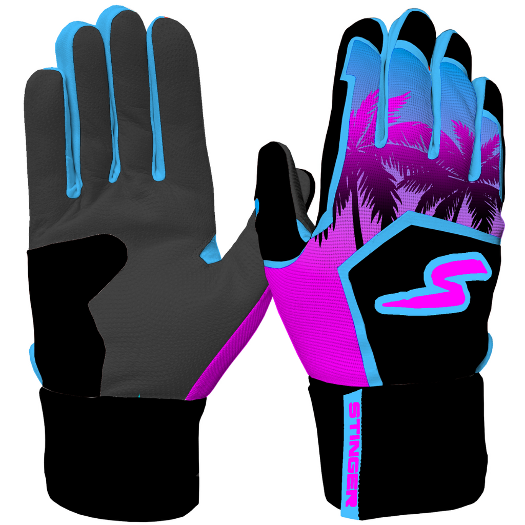 Winder Series Batting Gloves - Miami Nights