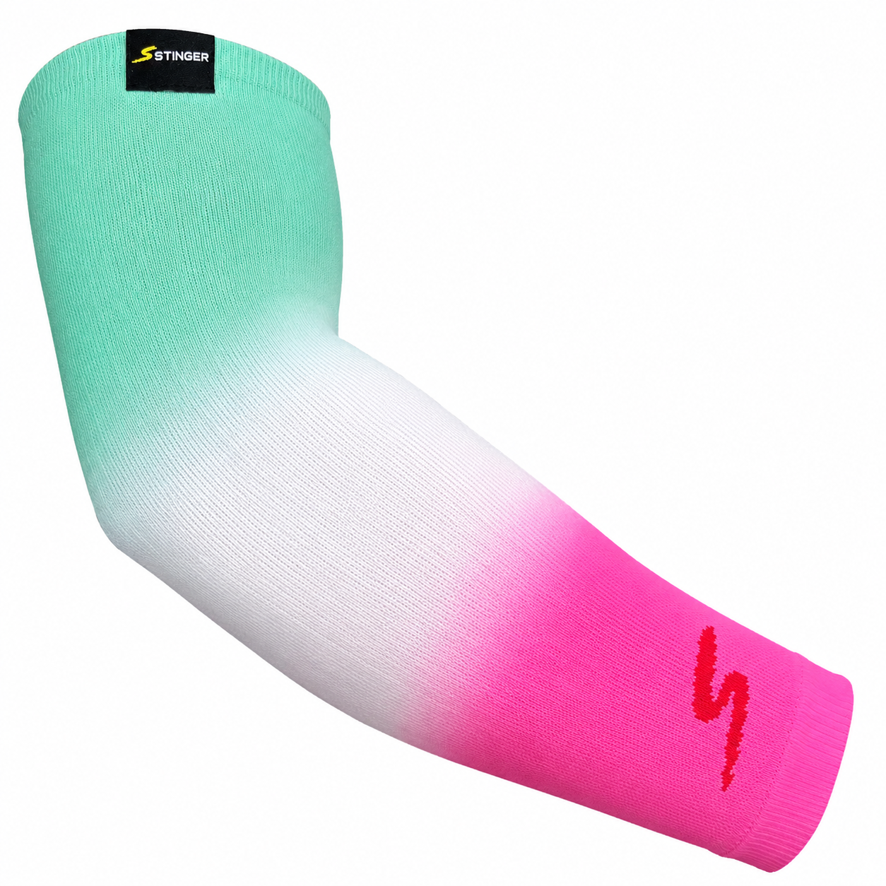 Stinger Premium Arm Sleeve - Mint & Hot Pink