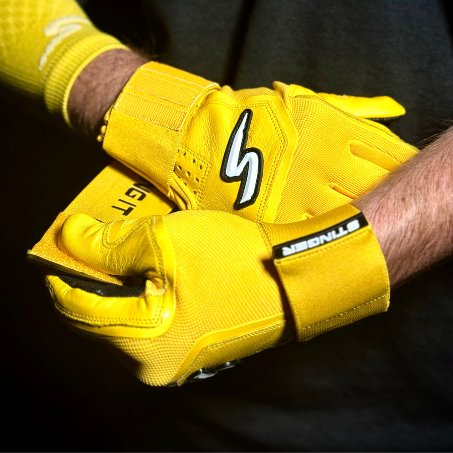 Winder Series Batting Gloves - Athletic Gold