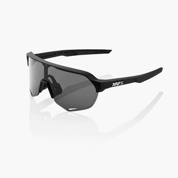 100% S2 Sunglasses - Soft Tact Black / Smoke Lens