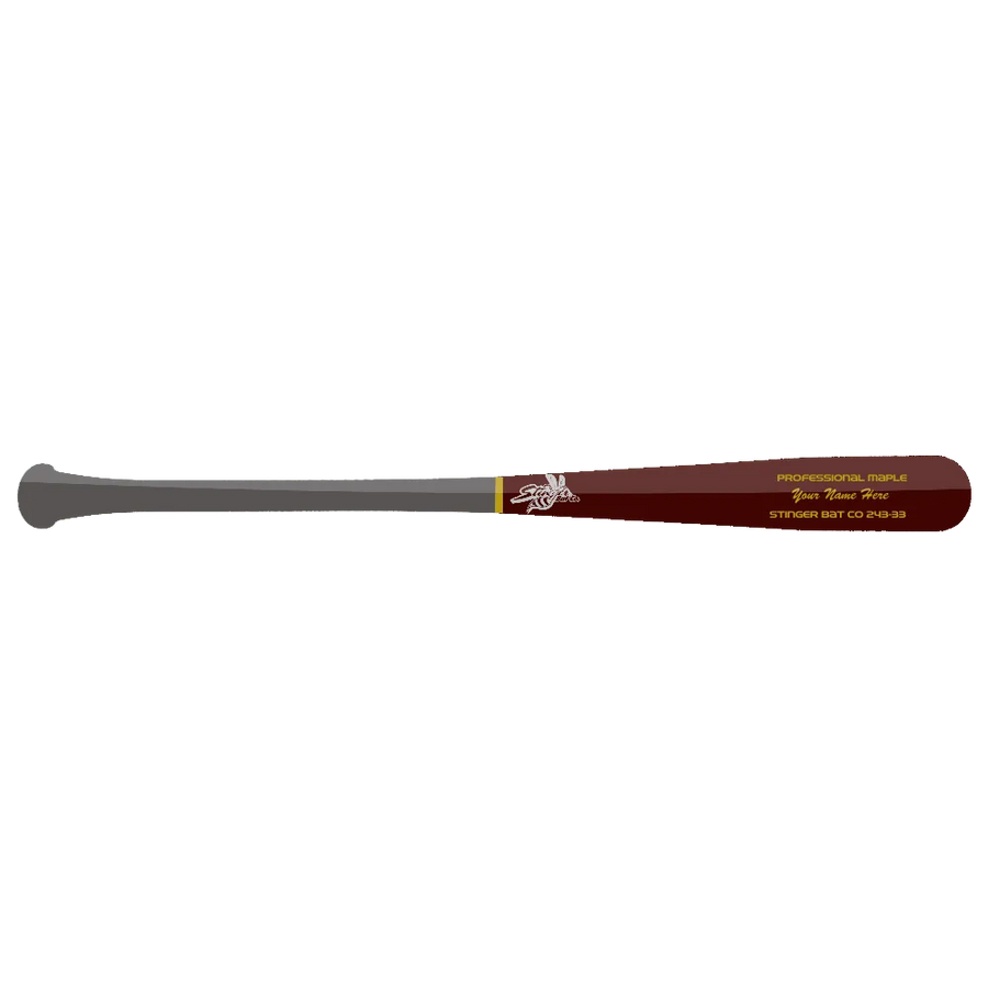 JN11 - Torpedo Custom Stinger Prime Series - Pro Grade Wood Bat - Customer's Product with price 109.99 ID vxND4iMvDDKZ035uDq2LTmJC