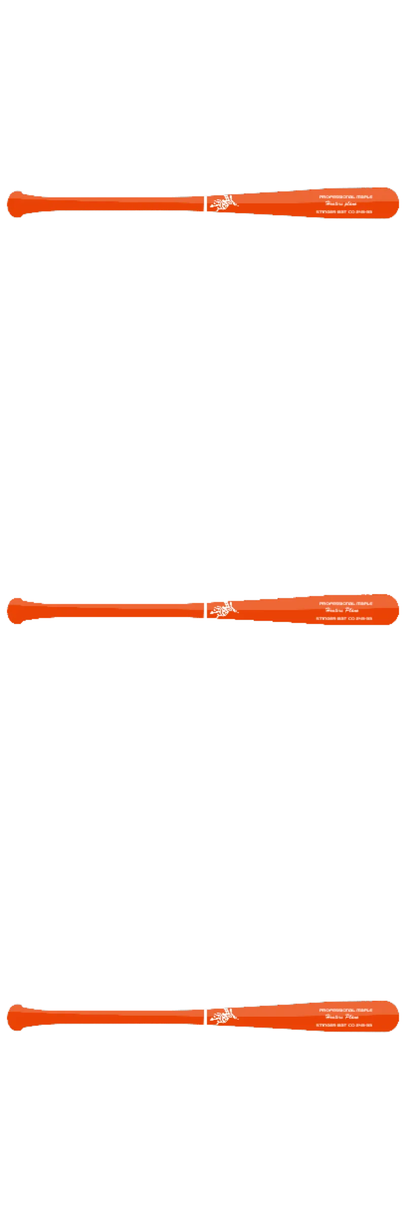 Custom Stinger Prime Series - Pro Grade Wood Bat (3 Pack) - Customer's Product with price 328.99 ID ItjgxZANVvM1GhZtLumBVEPV