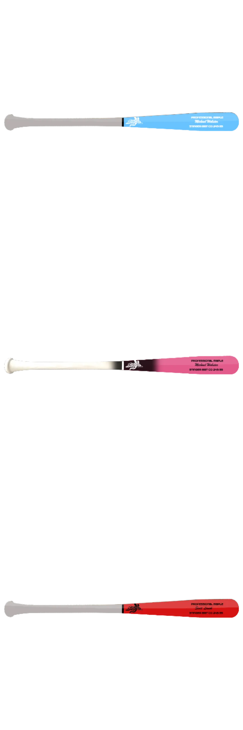 Custom Stinger Prime Series - Pro Grade Wood Bat (3 Pack) - Customer's Product with price 373.99 ID fcV9XnlMjJQ1Rm5VC_BoLFx8