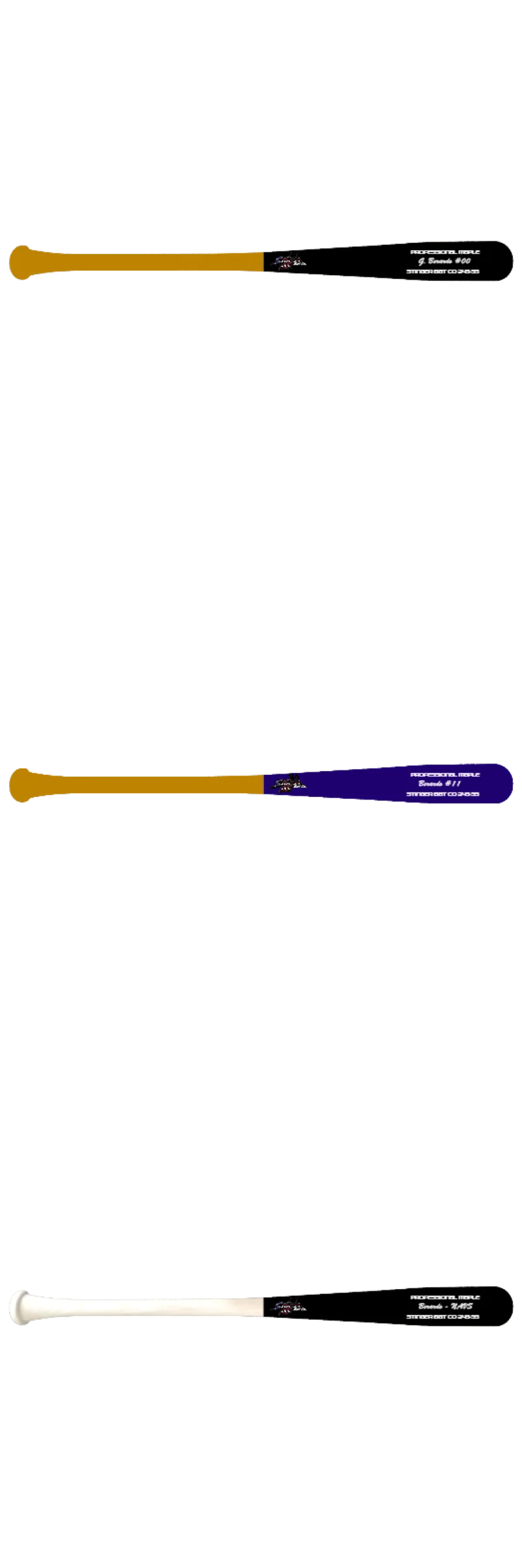 Custom Stinger Prime Series - Pro Grade Wood Bat (3 Pack) - Customer's Product with price 338.99 ID vlls3IUdJ9VhyljS4nrGX-69