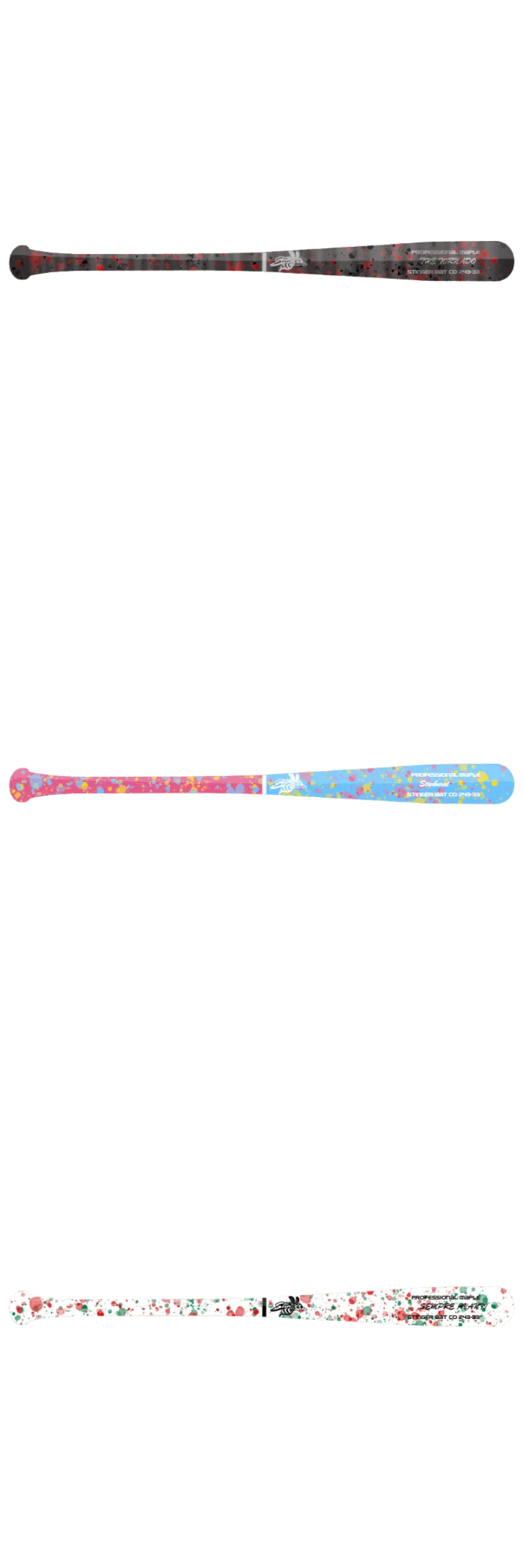 Custom Stinger Prime Series - Pro Grade Wood Bat (3 Pack) - Customer's Product with price 428.99 ID QsTXurSiQGJUSXM2-TbV4Dtz