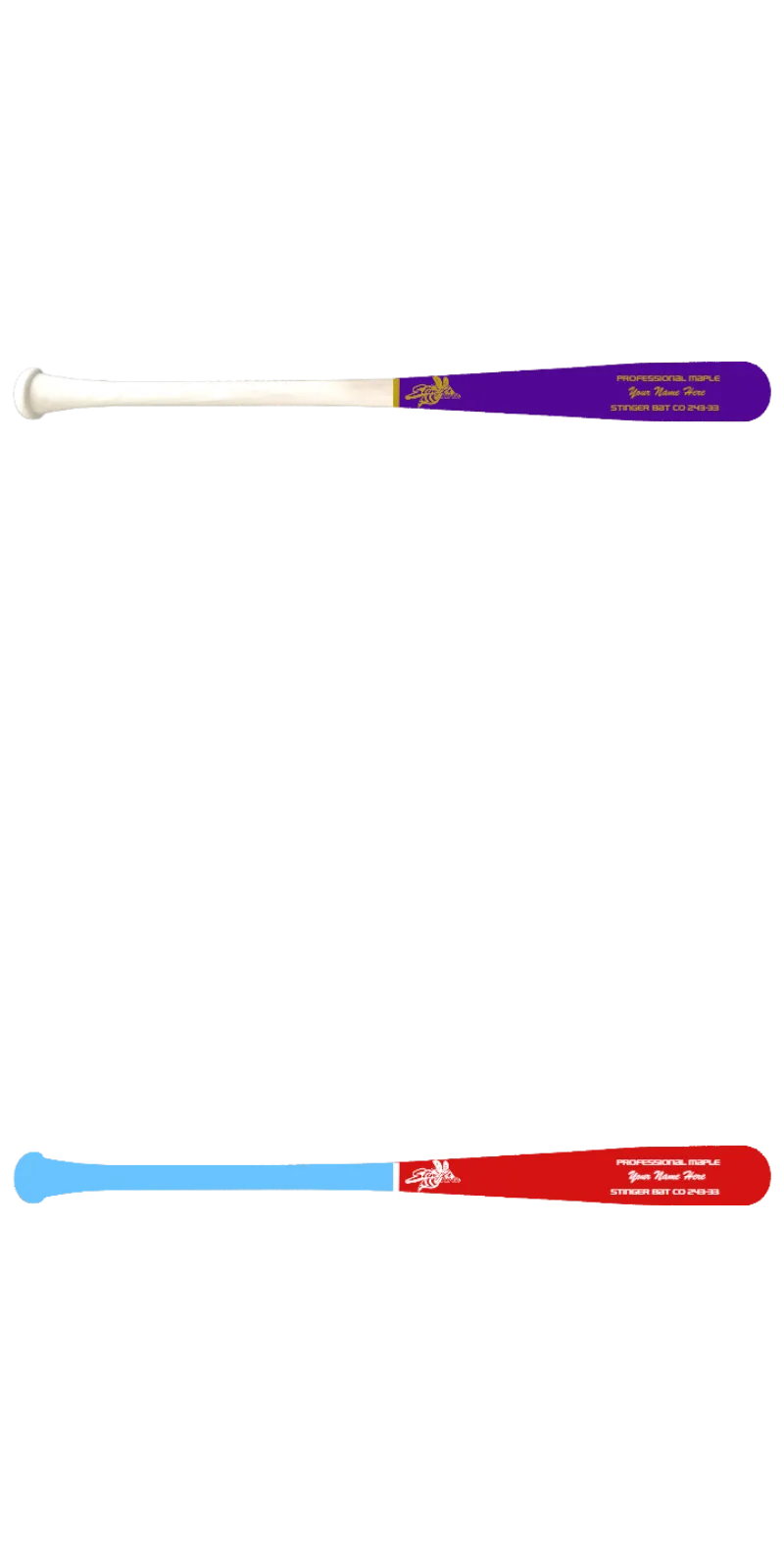 Custom Stinger Prime Series - Pro Grade Wood Bat (2 Pack) - Customer's Product with price 259.99 ID e8Au-xOQE6rgcssBfJtRjzLG