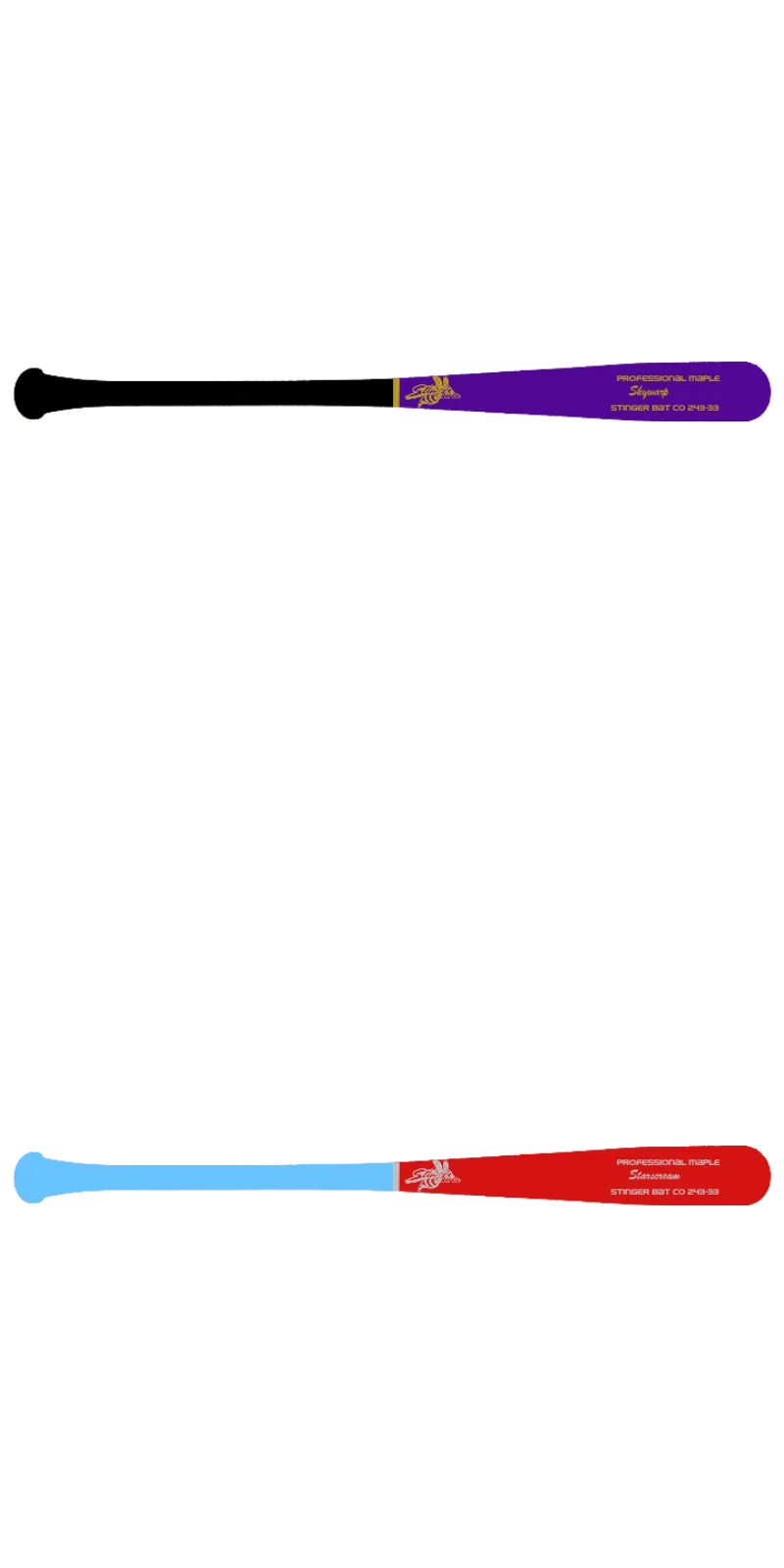 Custom Stinger Prime Series - Pro Grade Wood Bat (2 Pack) - Customer's Product with price 259.99 ID PVhC4uj1k1XbBzo3rV1NJWsh