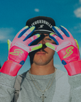 Winder Series Batting Gloves - Splash Series-Stay Smooth - Pink Tsunami (Launch: 7/31)