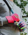 Winder Series Batting Gloves - Splash Series-Stay Smooth - Pink Tsunami (Launch: 7/31)