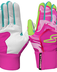 Winder Series Batting Gloves - Splash Series-Stay Smooth - Pink Tsunami (Launch: 7/31)