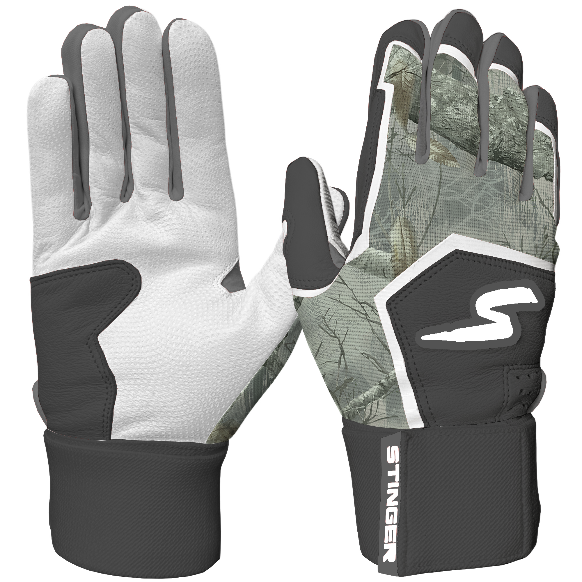 Winder Series Batting Gloves - Stealth Series - Hunt Your Pitch- Woodland
