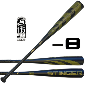 Missile 3 Aluminum USSSA Certified -8 Baseball Bat