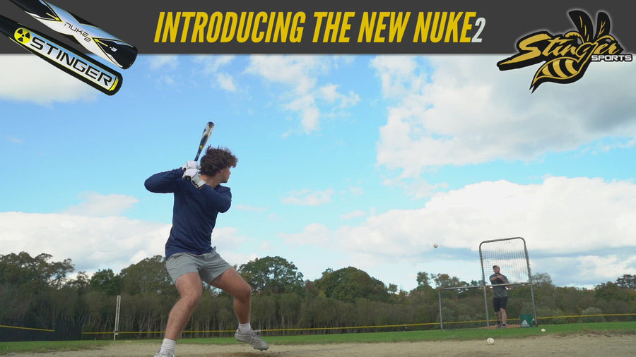 NUKE 2 Aluminum BBCOR Certified -3 Baseball Bat