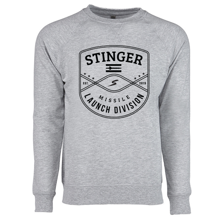 Missile Launch Division Grey Crew Neck Sweater