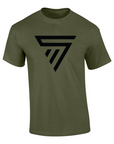 Stingman Logo Military Green Tee Shirt