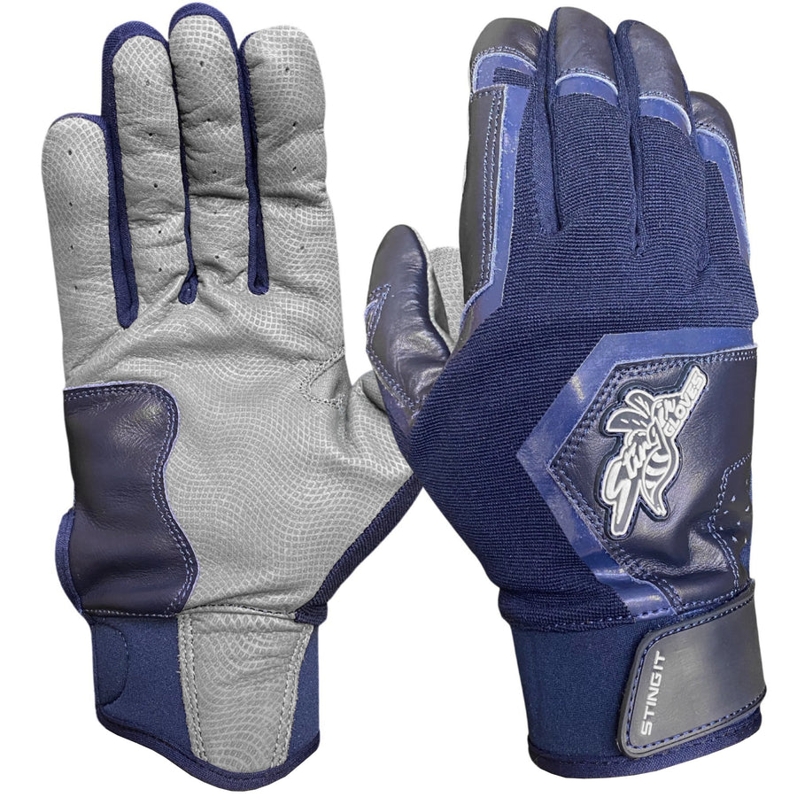 Color Crush Batting Gloves - Navy