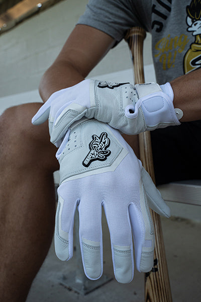 Sting Squad Batting Gloves - White Out