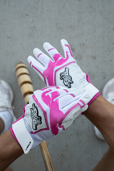 Stinger - Sting Squad Pink Breast Cancer Awareness Premium Batting Gloves