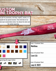 Custom Mini Trophy Bat